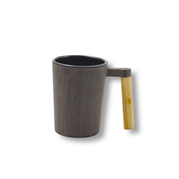 Gusseisen Teecup hoch 0,2 Liter grau