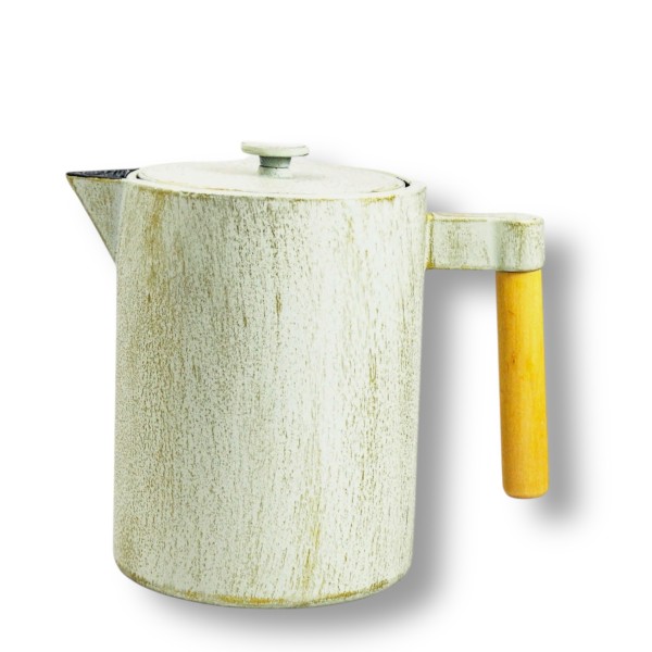 Gusseisen Teekanne Kohi 1,2 Liter weiss