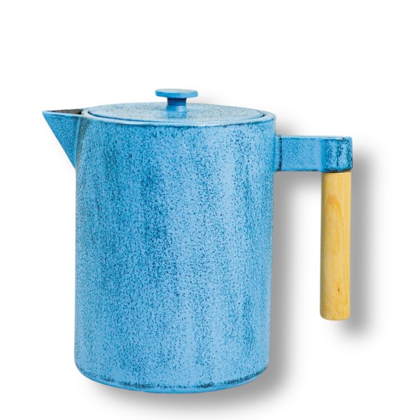 Gusseisen Teekanne Kohi 1,2 Liter hellblau