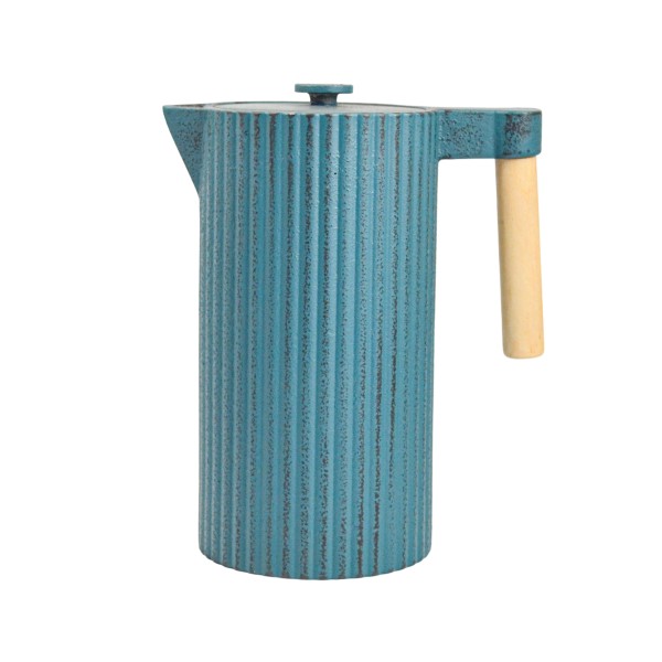 Gusseisen Teekanne Si 1,1 Liter blau