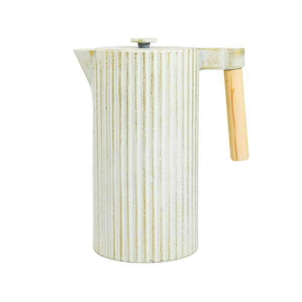 Gusseisen Teekanne Si 1,1 Liter weiss