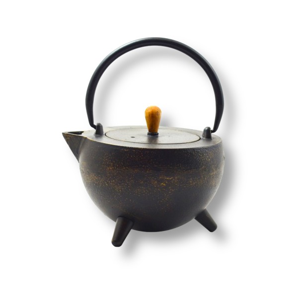 Gusseisen Teekanne Pop 1,0 Liter schwarzgold