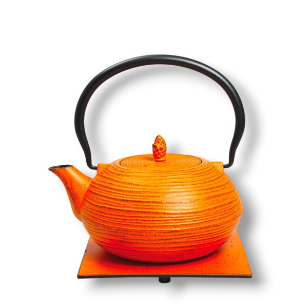 Gusseisen Teekanne Moyo 1,2 Liter orange