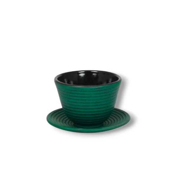 Gusseisen Teecup 0,2 Liter grün