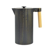 Gusseisen Teekanne Si 1,1 Liter schwarzgold