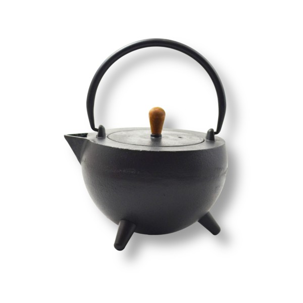 Gusseisen Teekanne Pop 1,0 Liter schwarz
