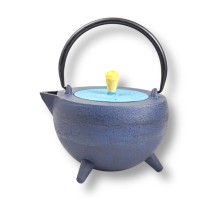 Gusseisen Teekanne Pop 1,0 Liter blau