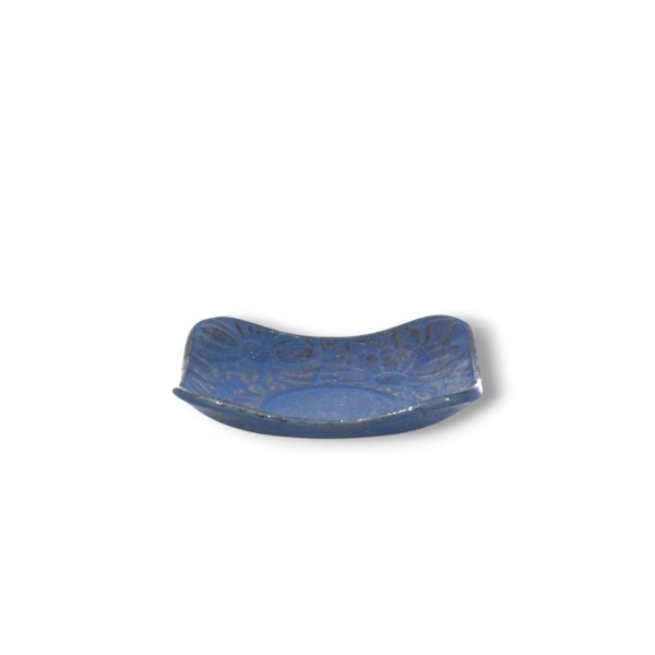 Gusseisen Unterteller Teecup blau