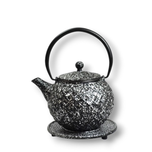 Gusseisen Teekanne Daiya 0,8 Liter silber