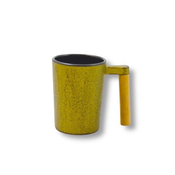 Gusseisen Teecup hoch 0,2 Liter gold