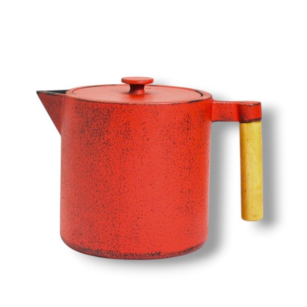 Gusseisen Teekanne Chiisana 0,9 Liter rot