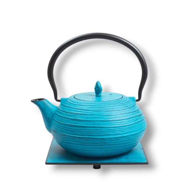 Gusseisen Teekanne Moyo 1,2 Liter hellblau