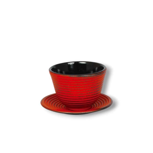 Gusseisen Teecup 0,2 Liter rot