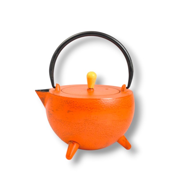 Gusseisen Teekanne Pop 1,0 Liter orange