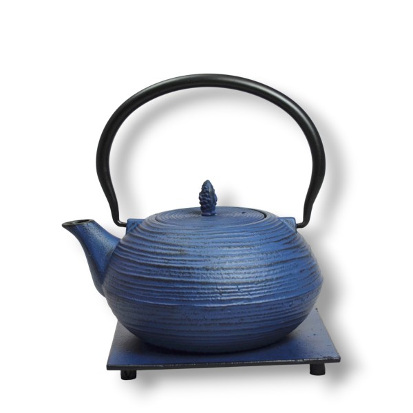 Gusseisen Teekanne Moyo 1,2 Liter blau