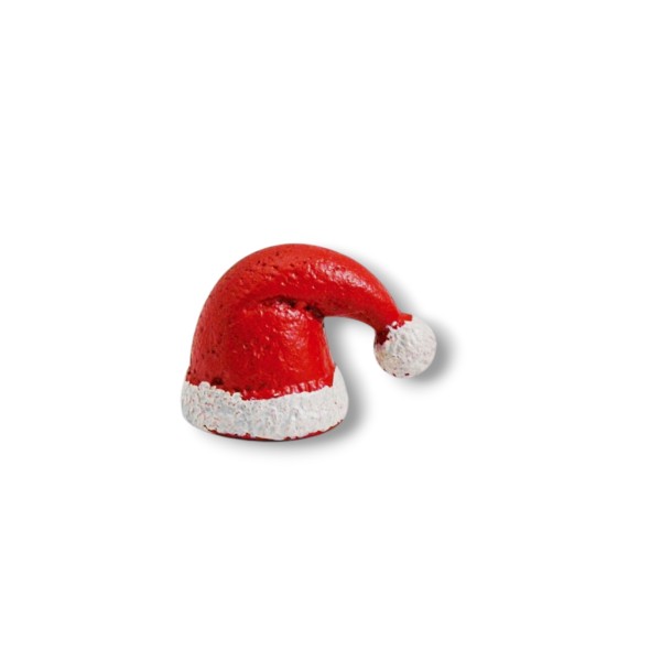 Gusseisen Deckel Noppen aufschraubbar Santa rot
