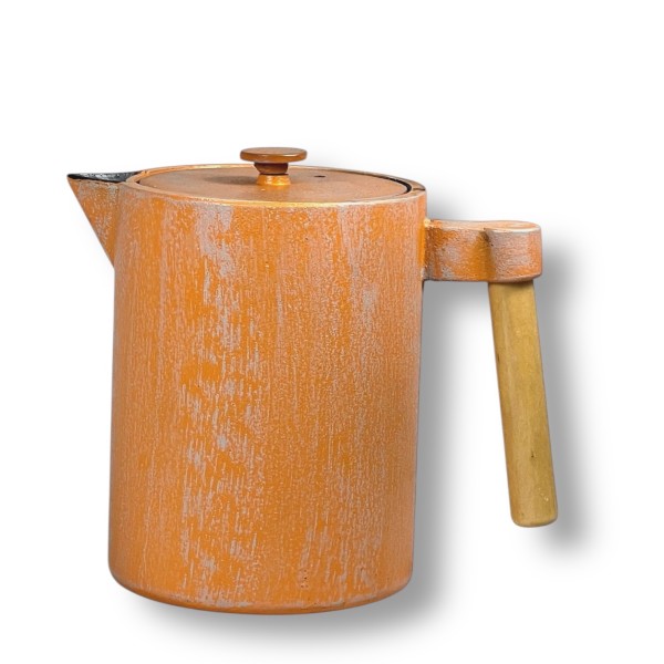 Gusseisen Teekanne Kohi 1,2 Liter orange