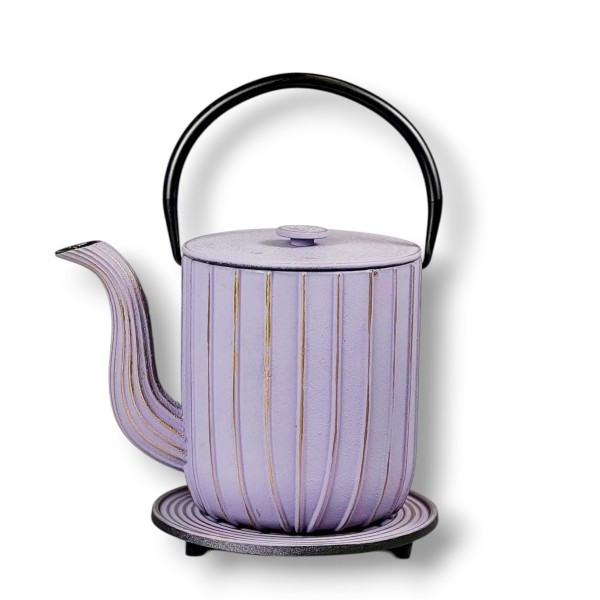 Gusseisen Teekanne Mariage 1,2 Liter lila