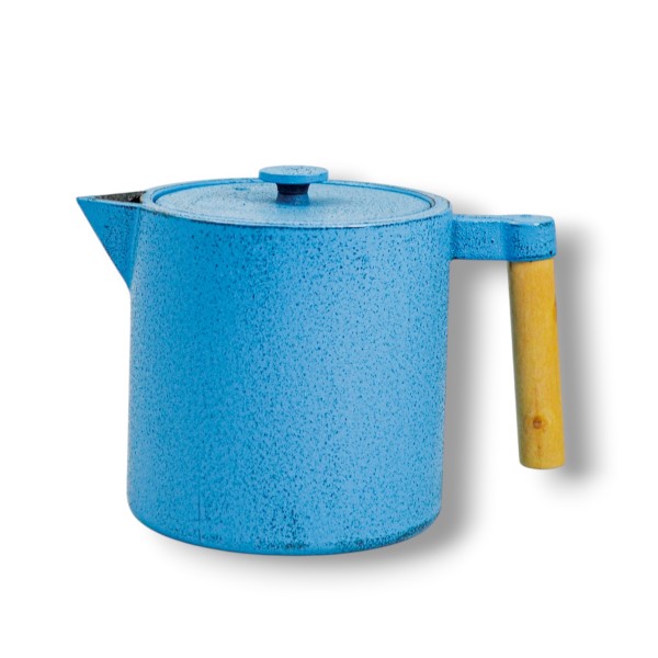 Gusseisen Teekanne Chiisana 0,9 Liter blau